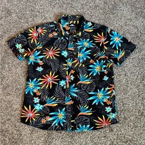 O'Neill Black Multicolor Floral Men's Shirt